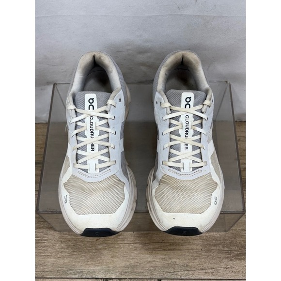 On Cloudrunner Women's Running Shoes Gray White Size 7 Swiss Engineering - Picture 3 of 10